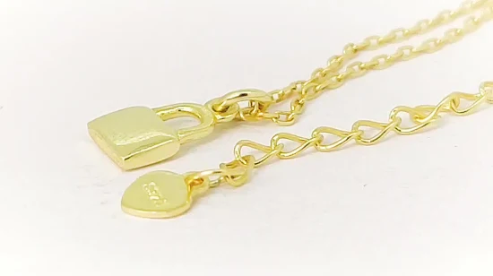 OEM Design Custom Style Tiny Lock Halskette